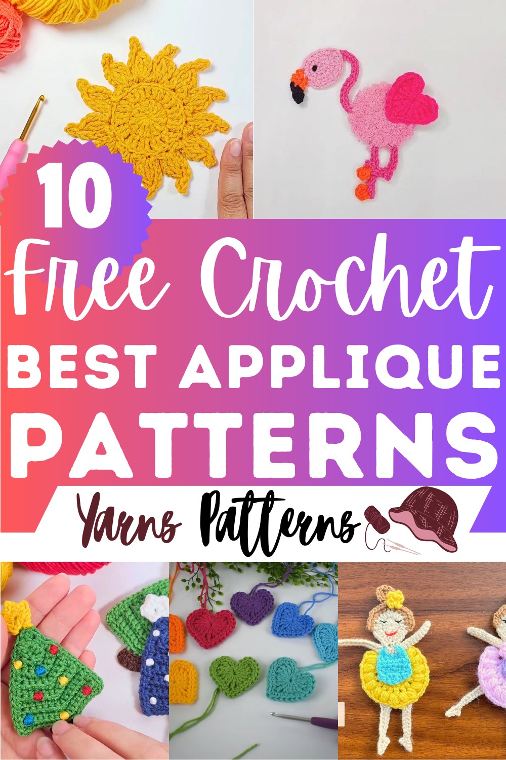 Free Crochet Applique Patterns