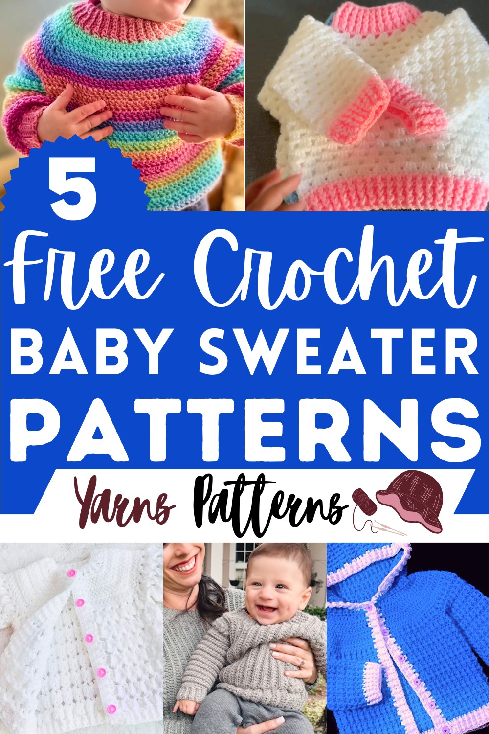 Free Crochet Baby Sweater Patterns