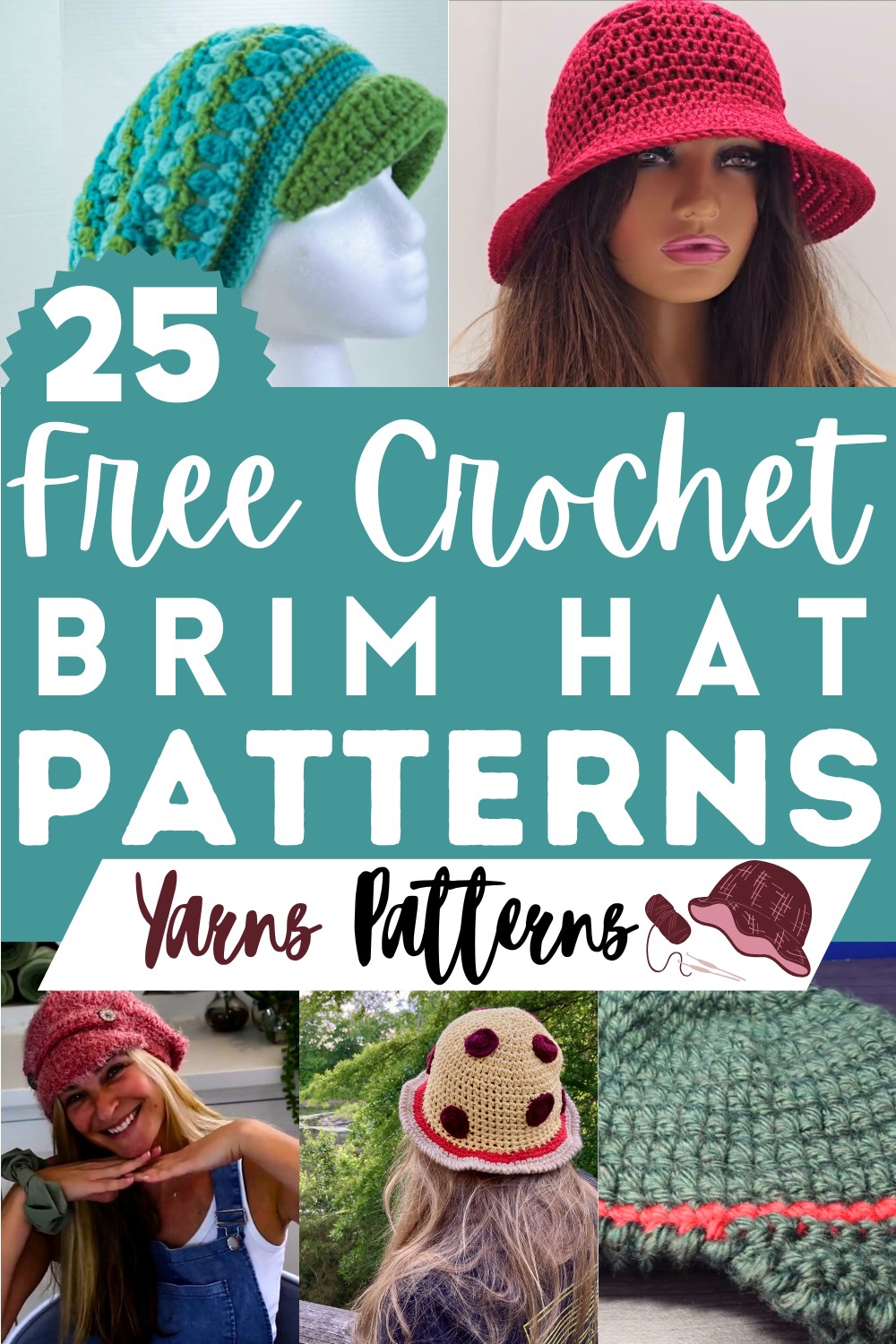 Free Crochet Brim Hat Patterns