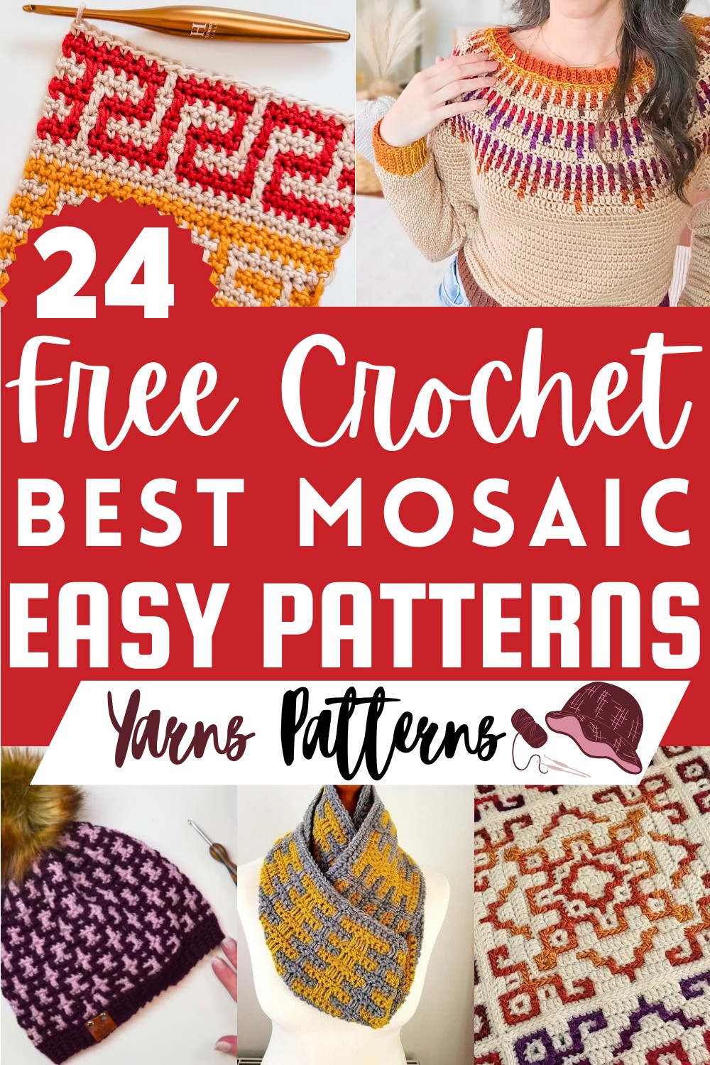 Free Crochet Mosaic Patterns