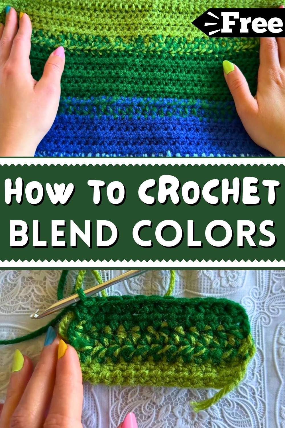 How To Blend Crochet Colors