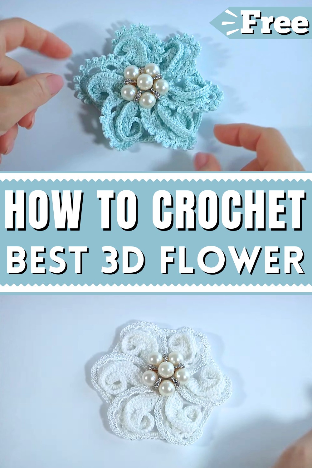 How To Crochet 3d Flower
