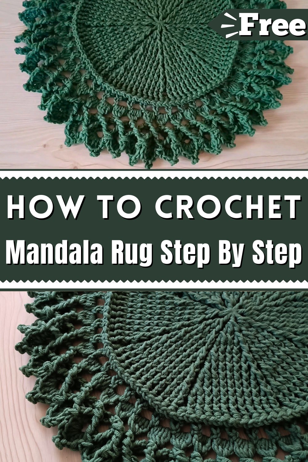 How To Crochet A Mandala Rug Step By Step