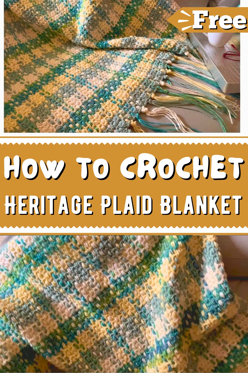 How To Crochet A Plaid Blanket