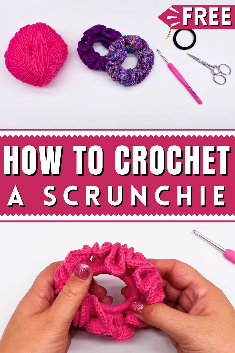 How To Crochet A Scrunchie