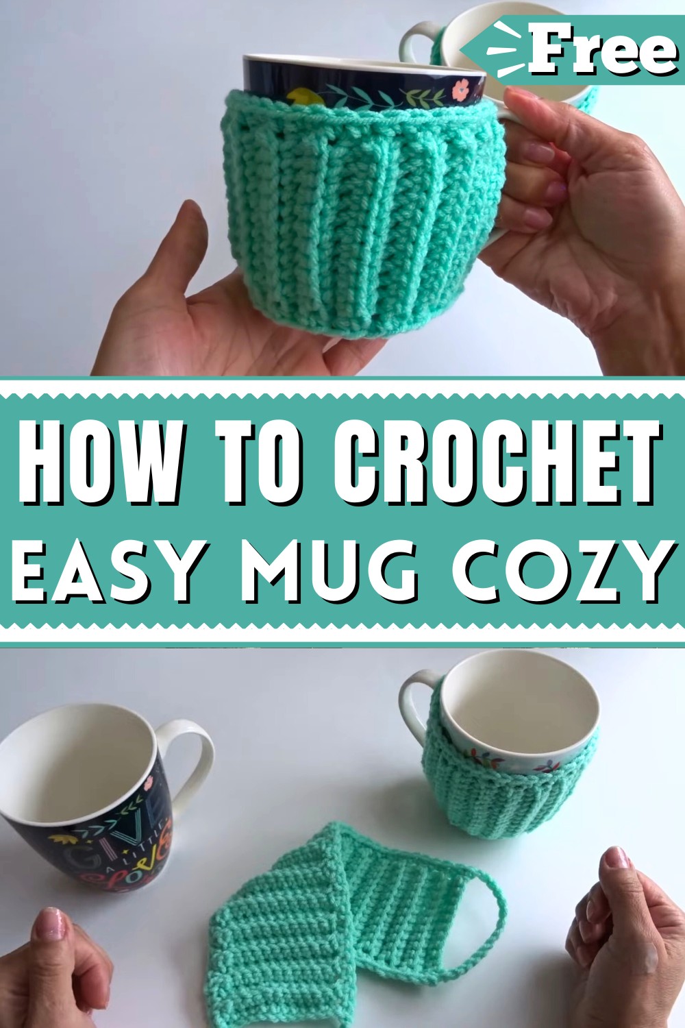 How To Crochet An Easy Mug Cozy
