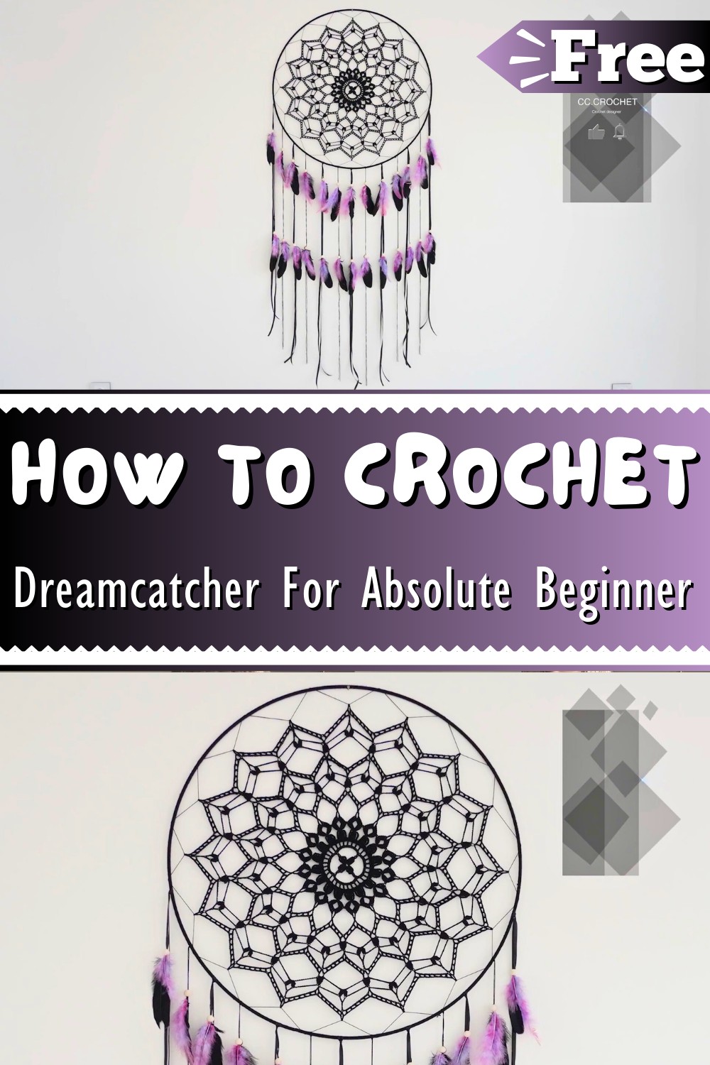 How To Crochet Dreamcatcher For Absolute Beginner