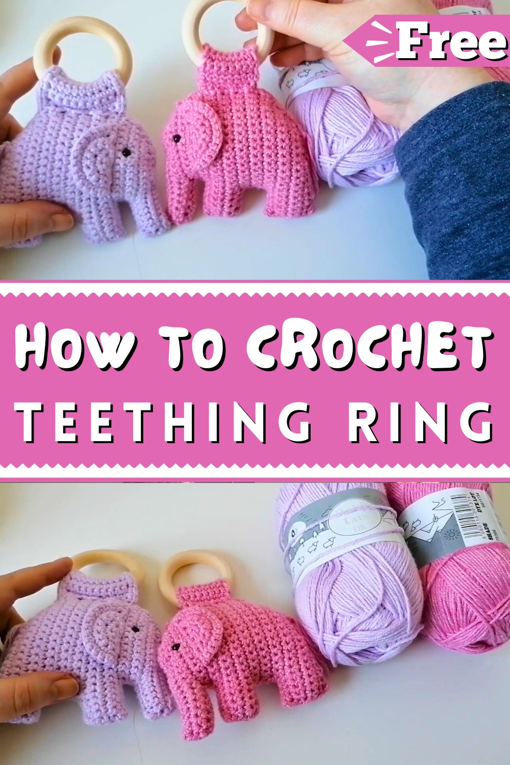 How To Crochet Teething Ring