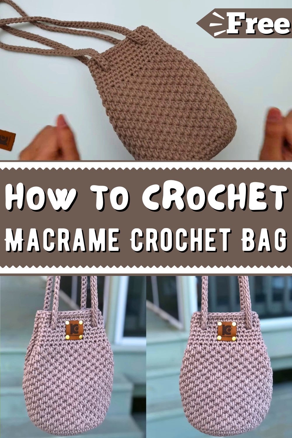 Macrame Crochet Bag