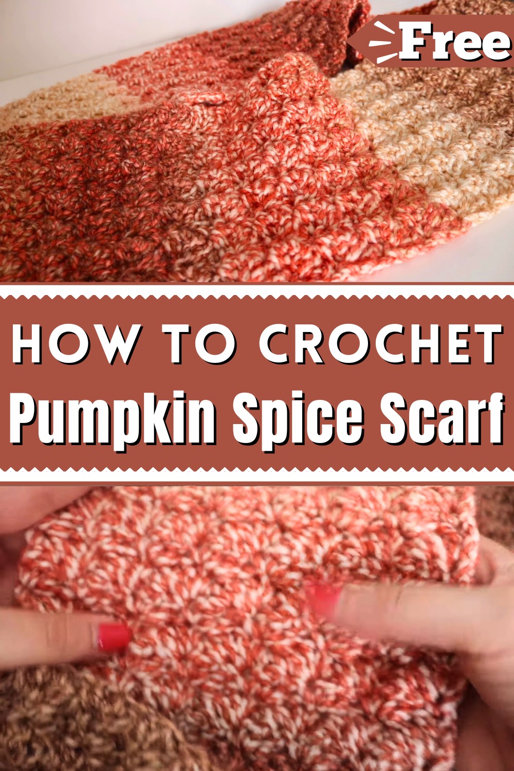 Pumpkin Spice Scarf