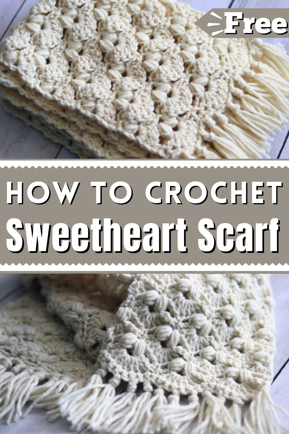 Sweetheart Scarf Crochet Pattern