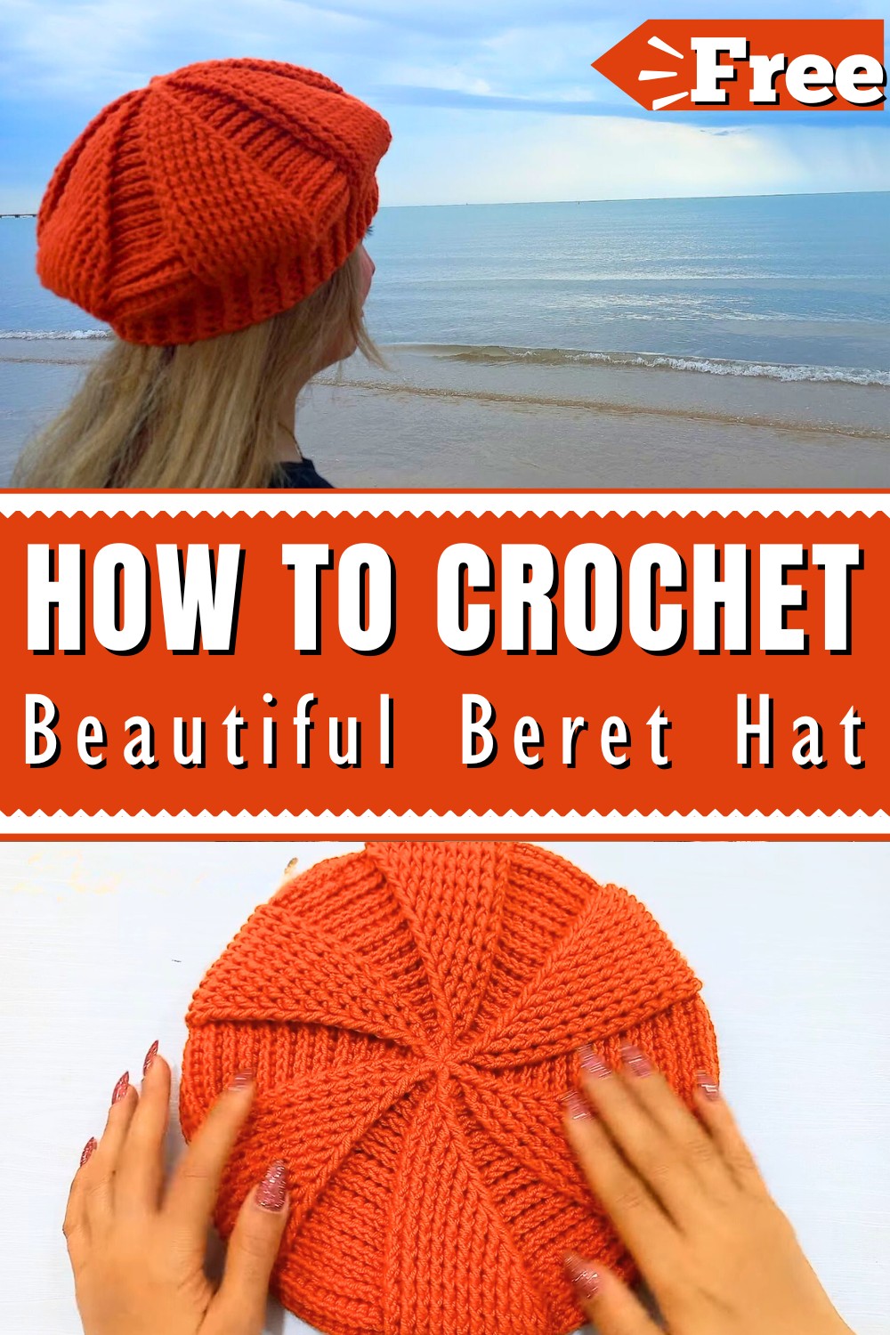 The Most Beautiful Crochet Beret Hat