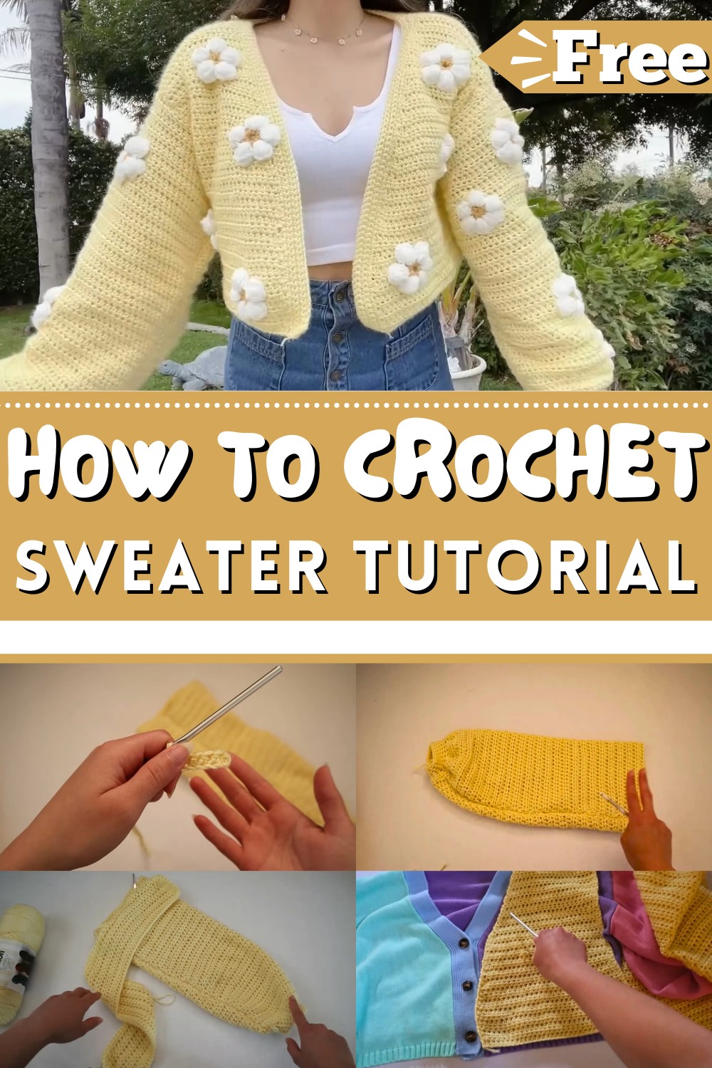 Crochet Sweater Tutorial