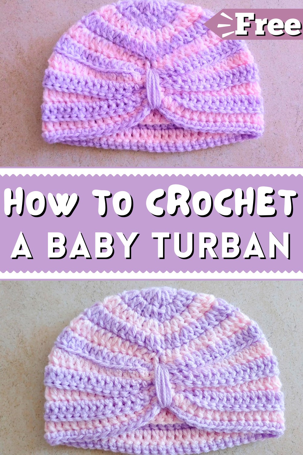How To Crochet A Baby Turban