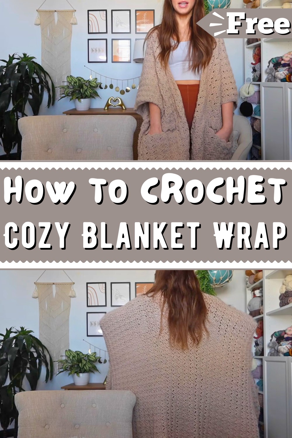 How To Crochet A Cozy Blanket Wrap
