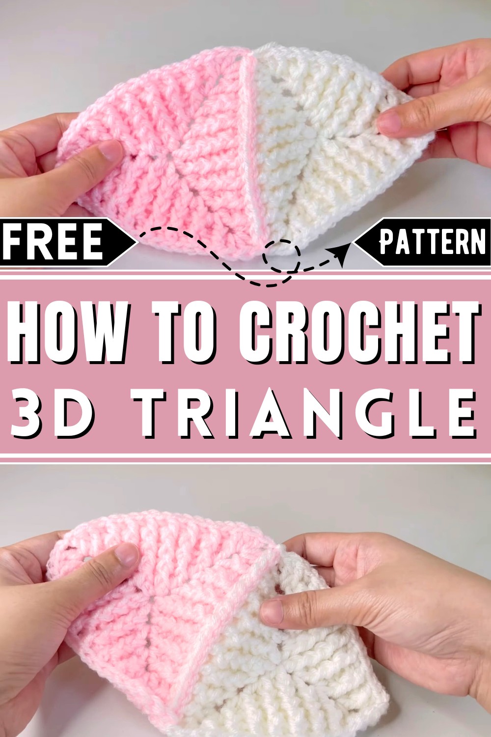 Crochet 3D Triangle