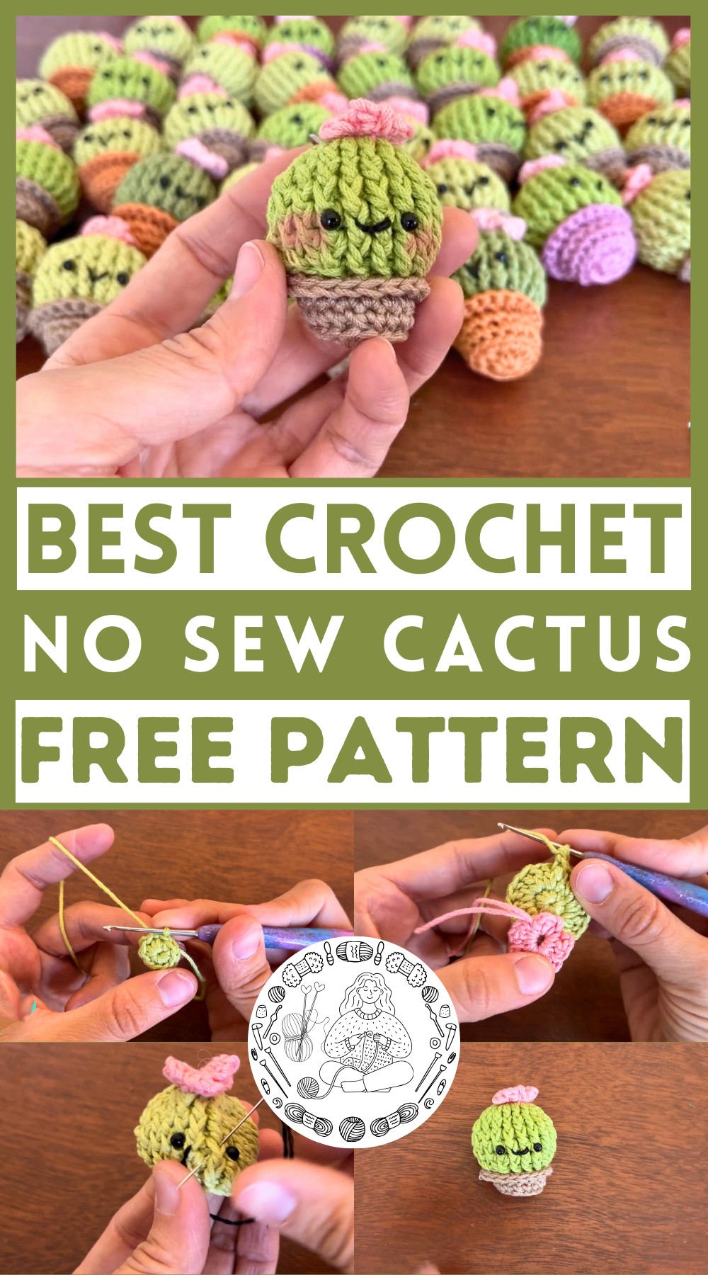 Crochet Your No Sew Cactus Amigurumi