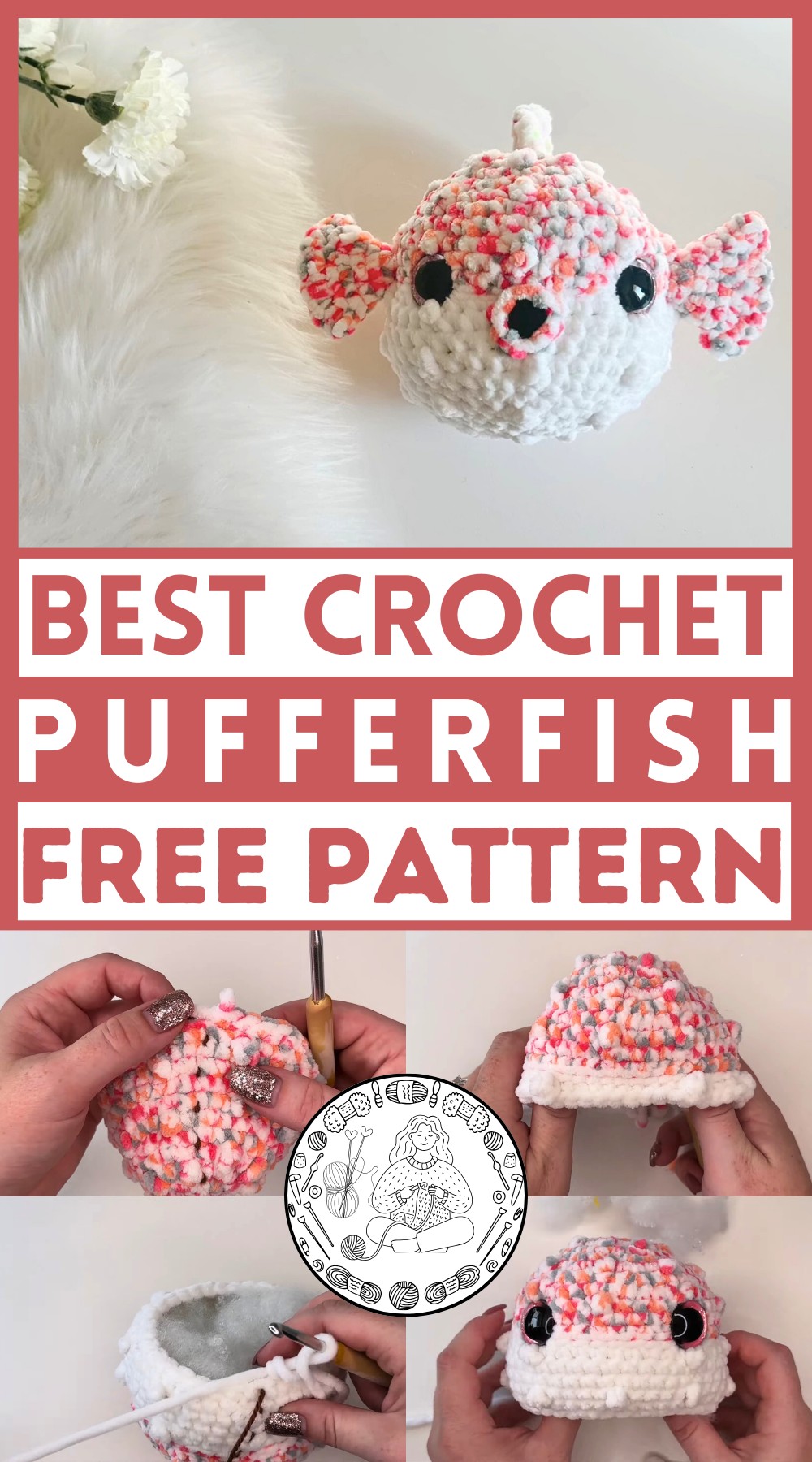 EASY Crochet Pufferfish Tutorial