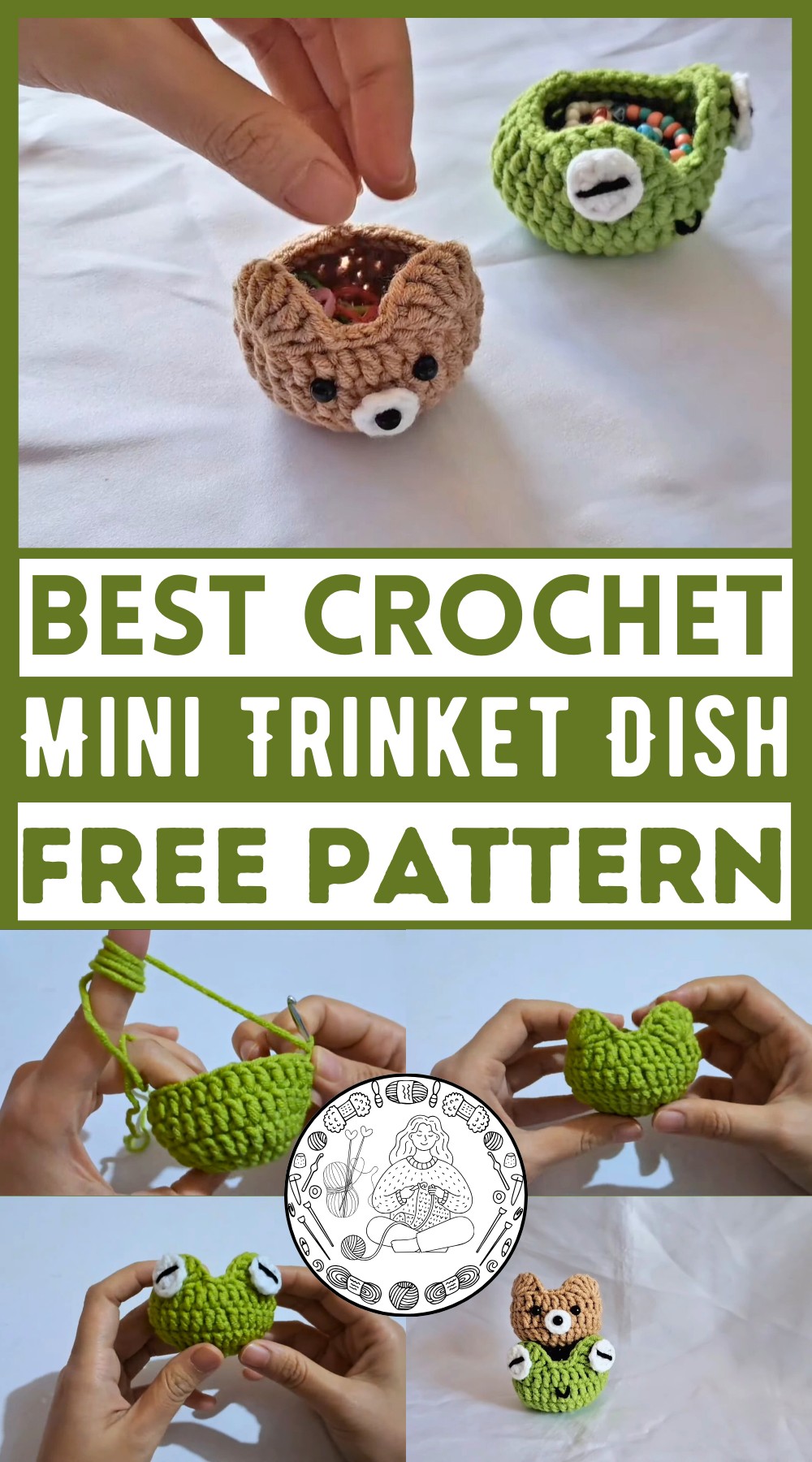 How to Crochet Mini Trinket Dish