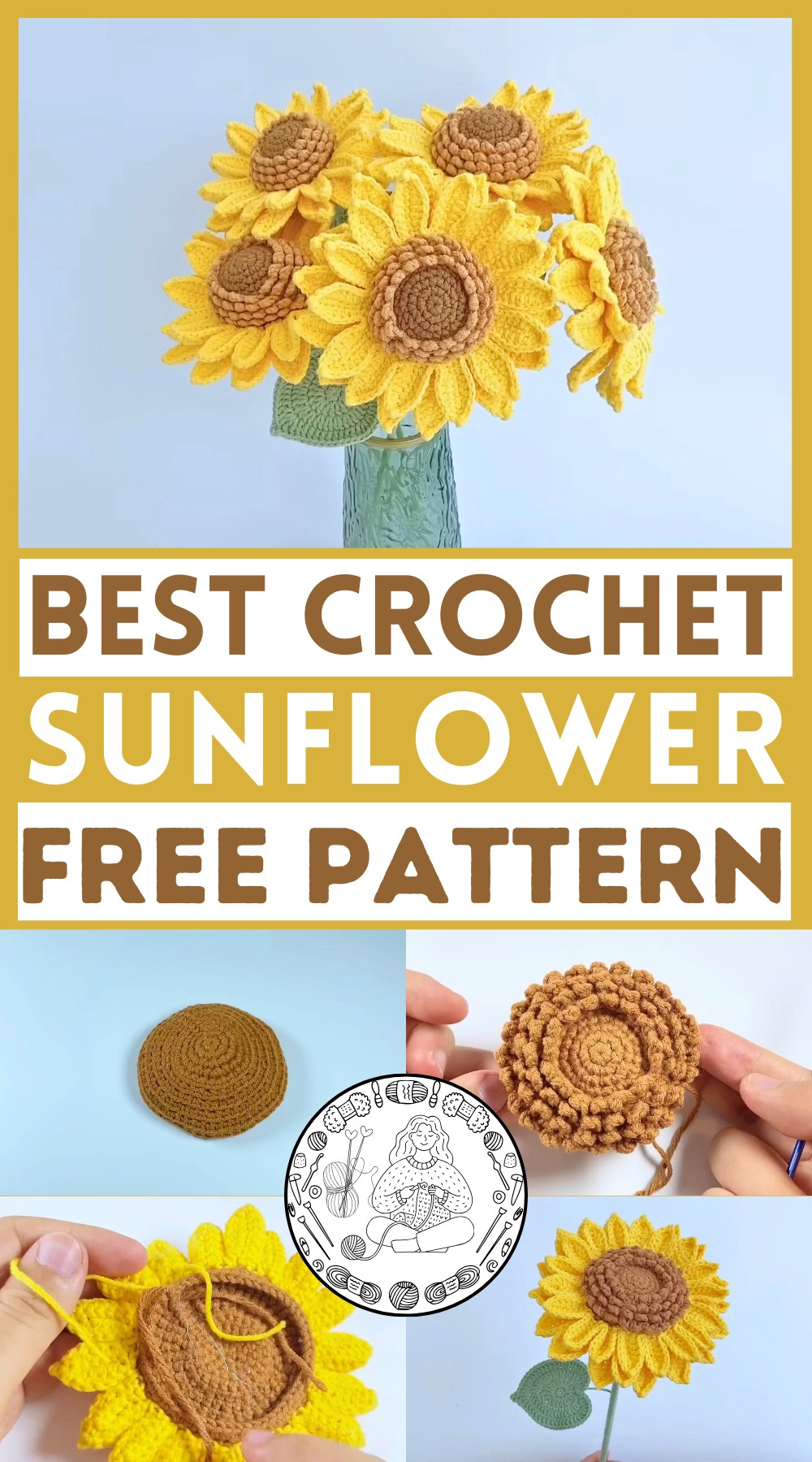 How to Crochet Sunflower