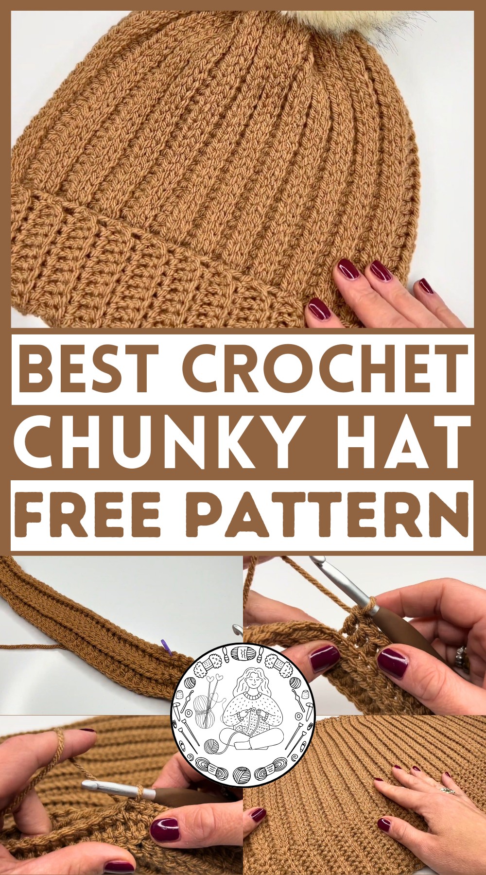 How to Crochet a Chunky Hat That Looks Knitted