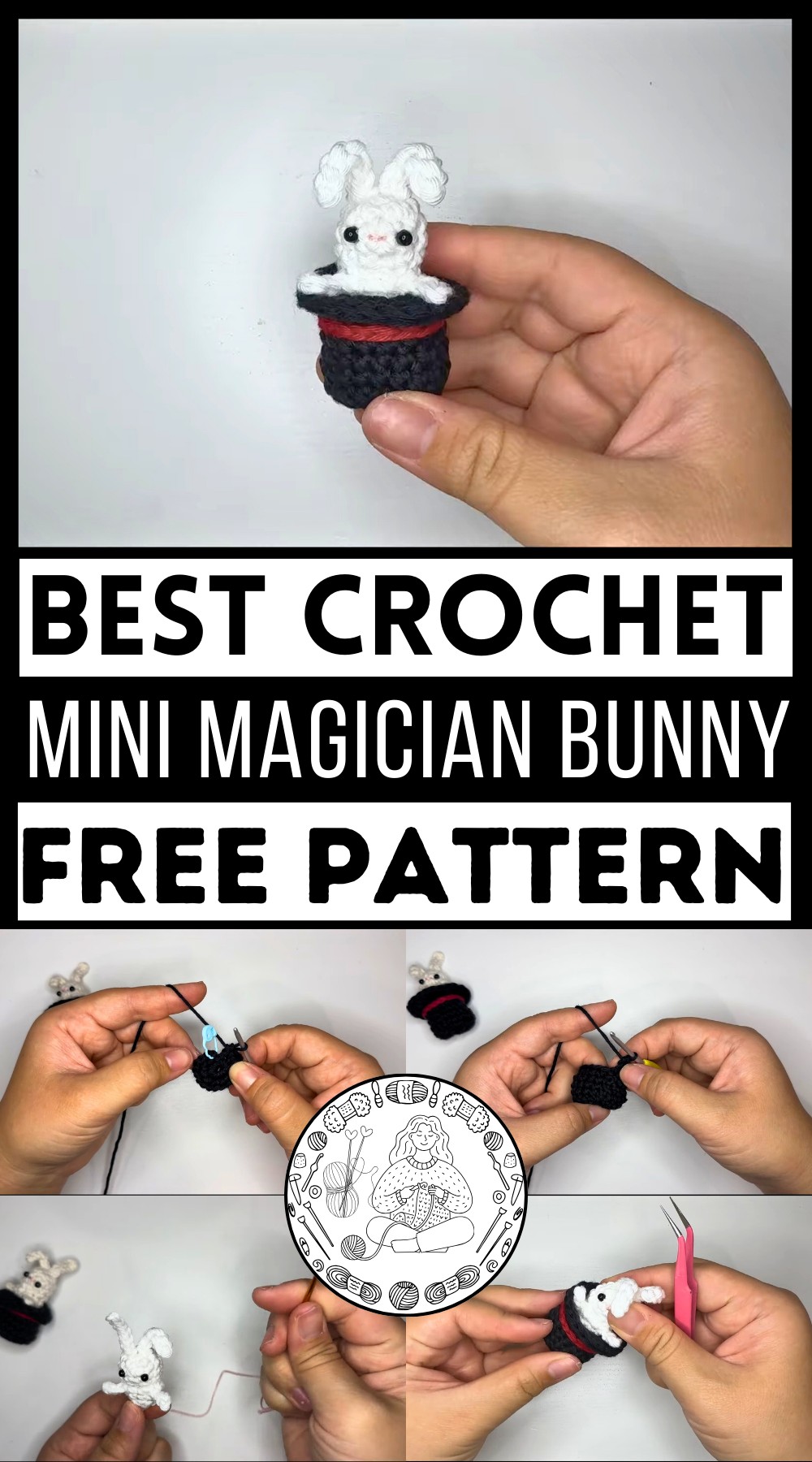 Mini Magician Bunny Crochet Tutorial