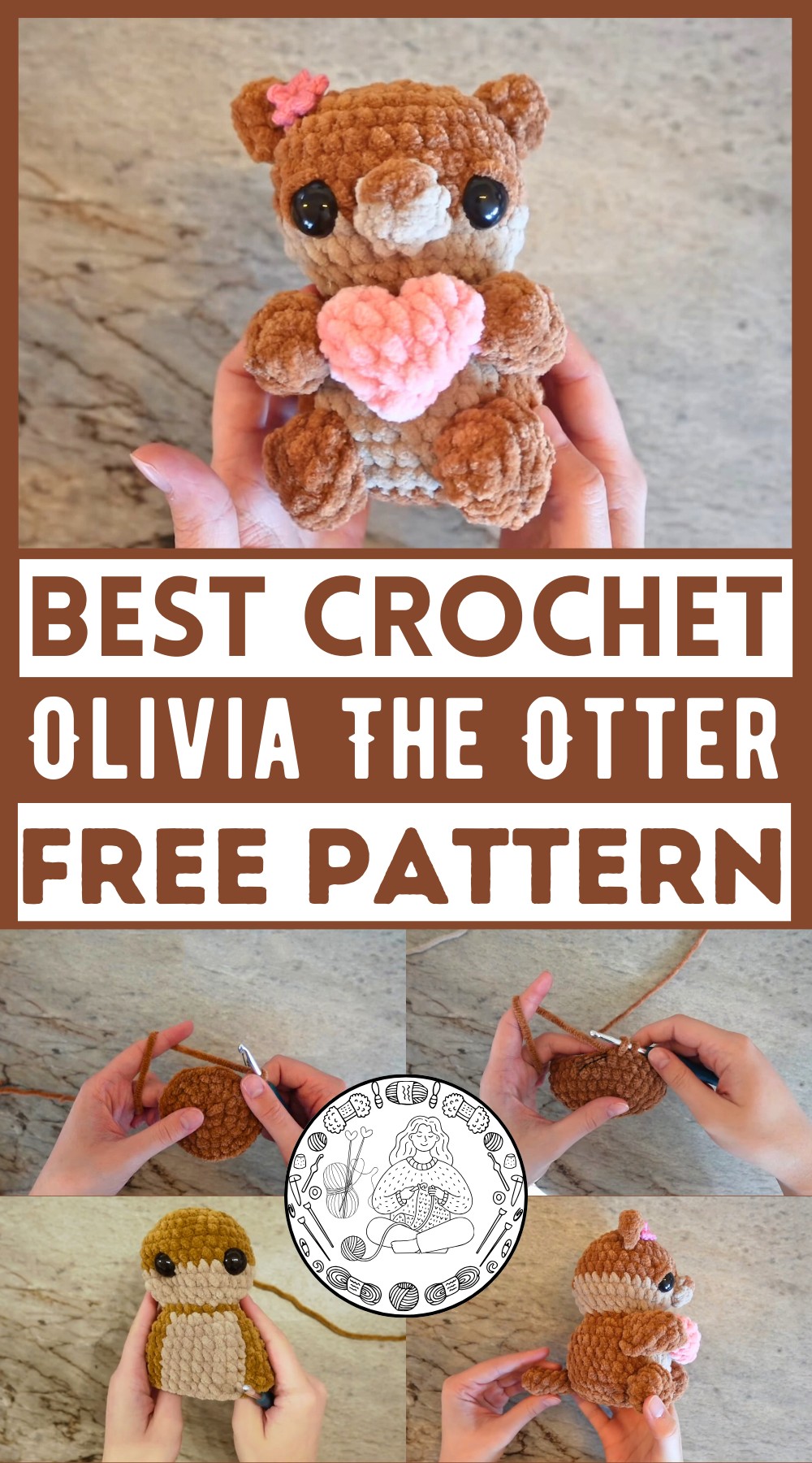 Olivia the Otter Crochet Pattern