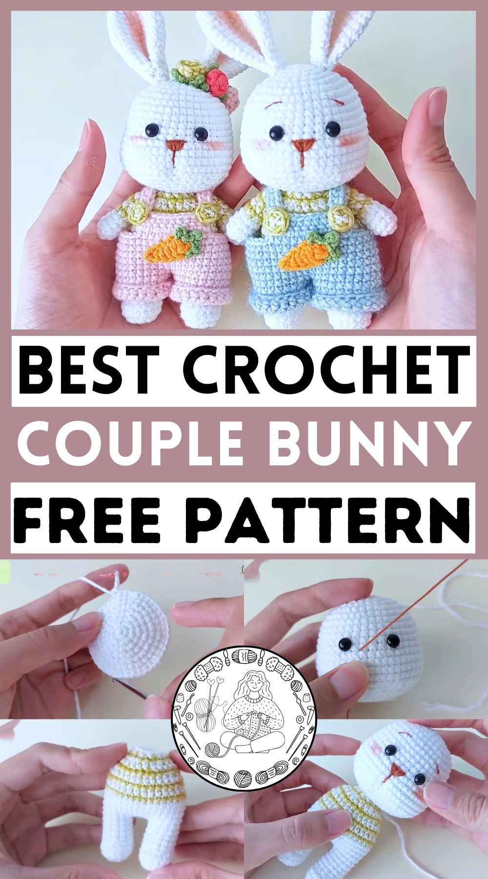 How To Crochet A Couple Bunny