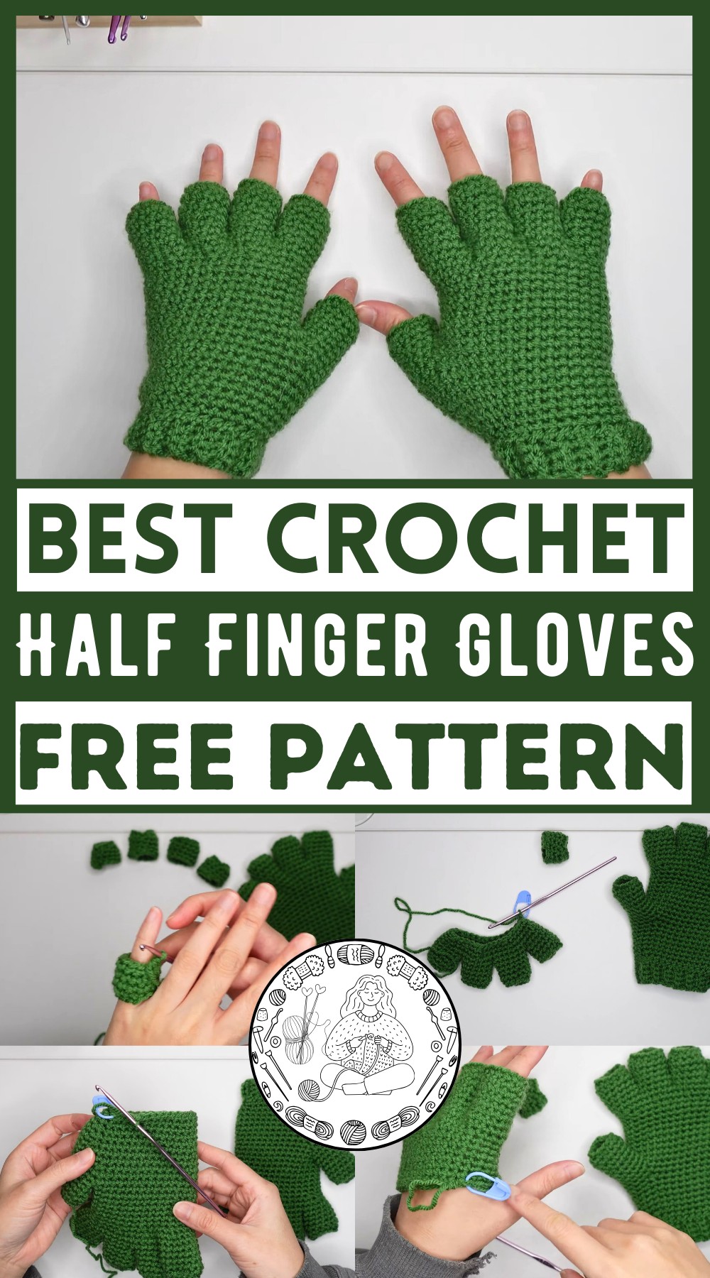 How to Crochet Half Finger Gloves