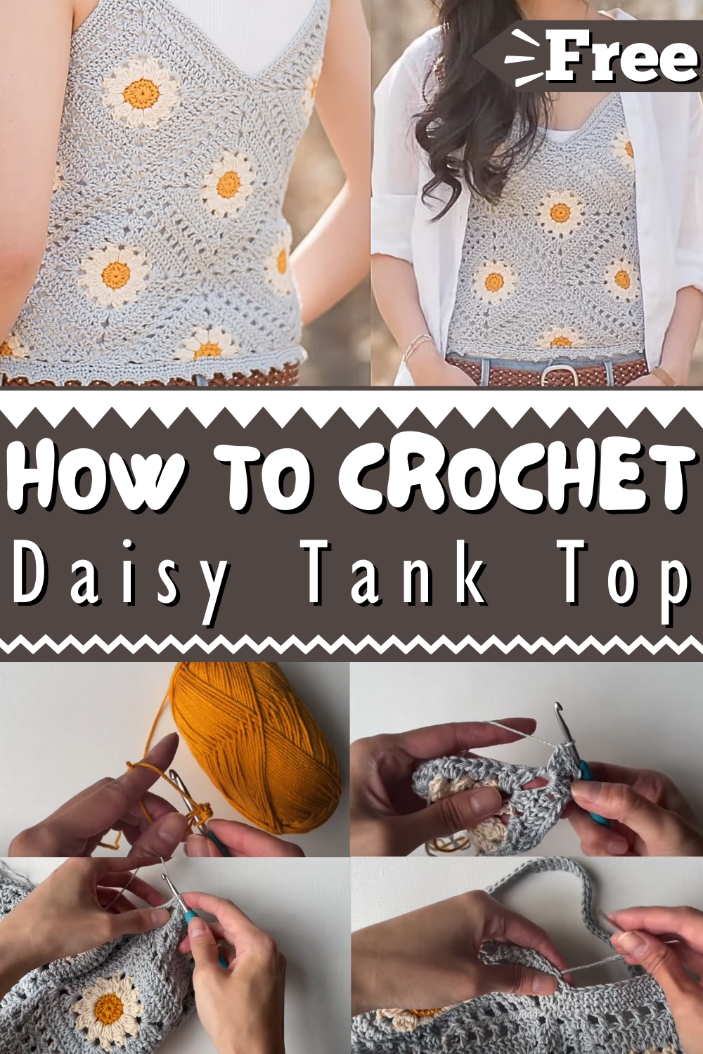 Breezy Days Daisy Tank Top 1