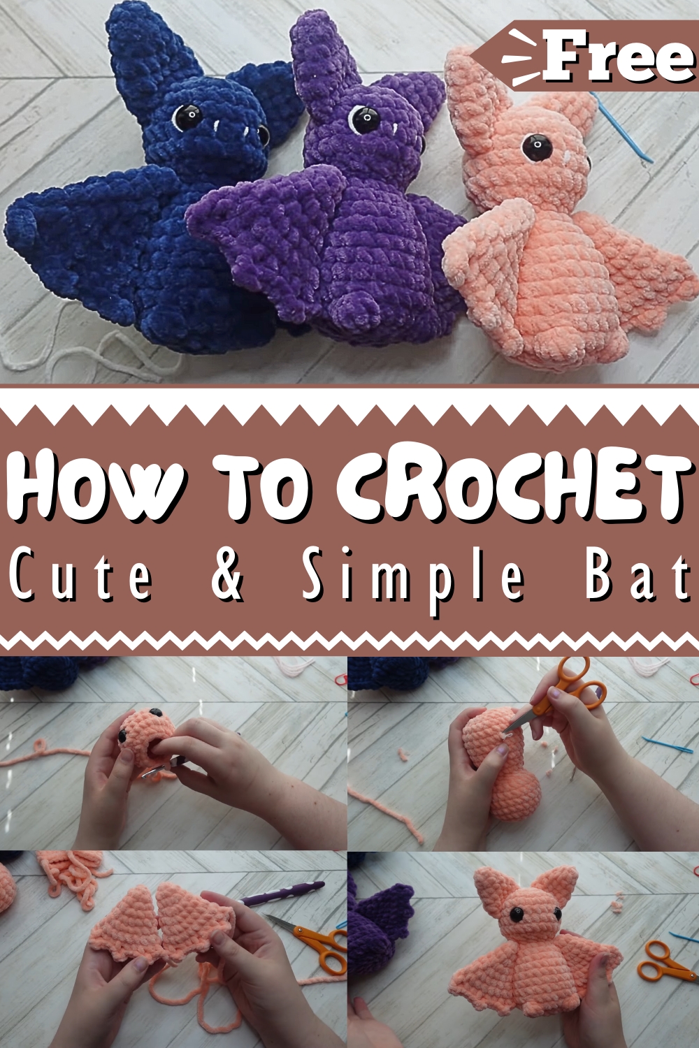 Cute & Simple Crochet Bat – A Beginner-Friendly Pattern 1