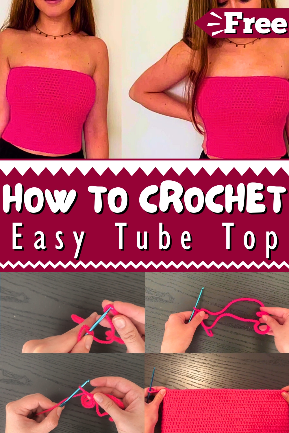 Easy Crochet Tube Top Tutorial 1