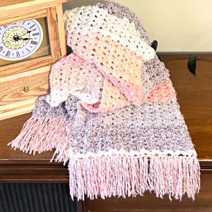 Fast and Fun Crochet Easy Beautiful Scarf Shawl