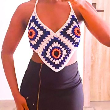 How To Crochet Granny Square Top