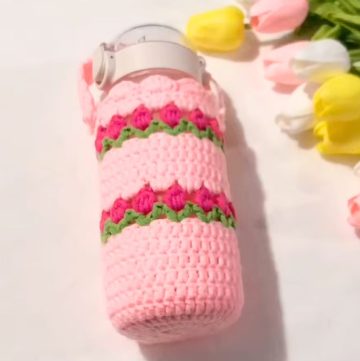 How To Crochet Water Bottle Holder