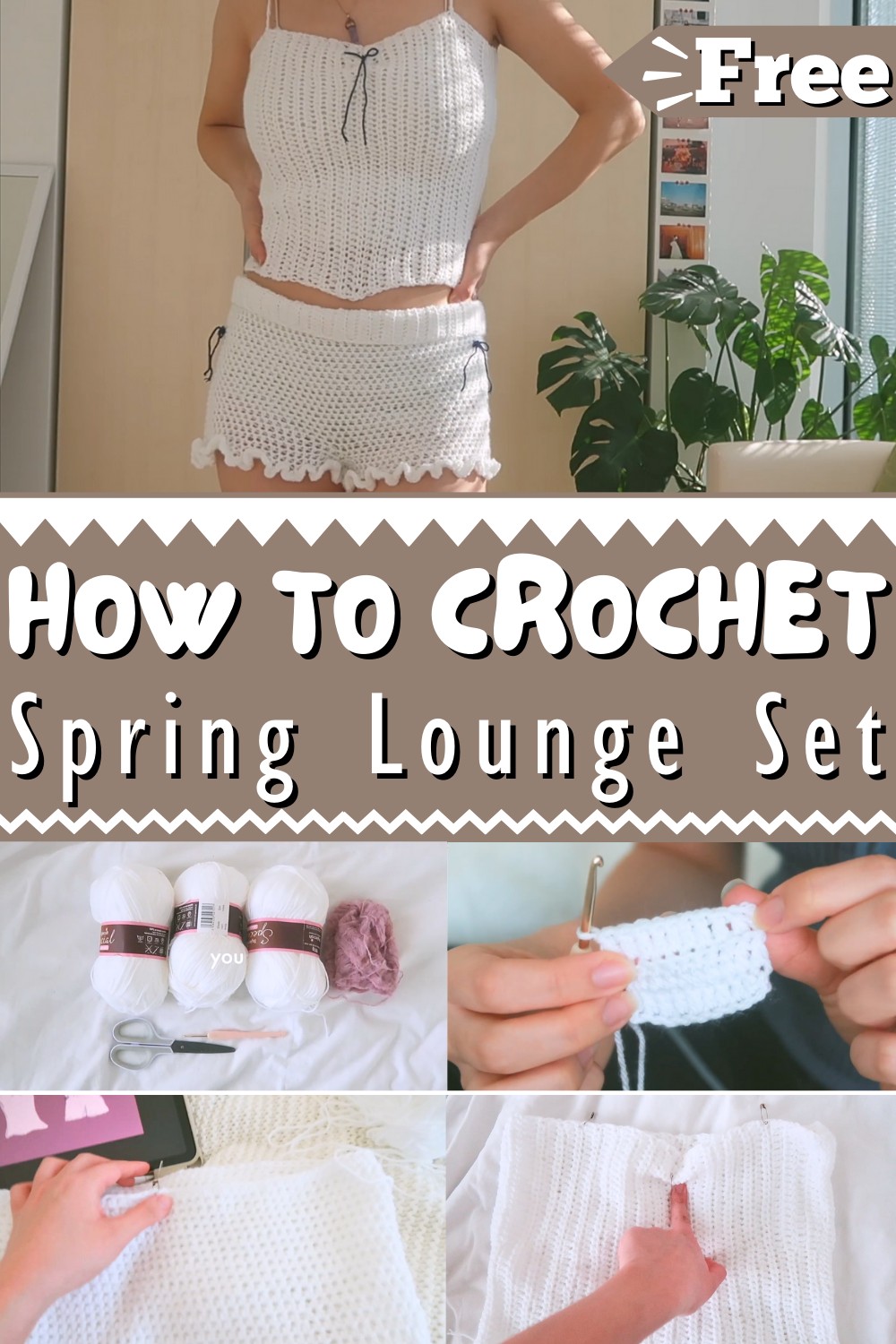 I Crocheted A Spring Lounge Set Pattern 1
