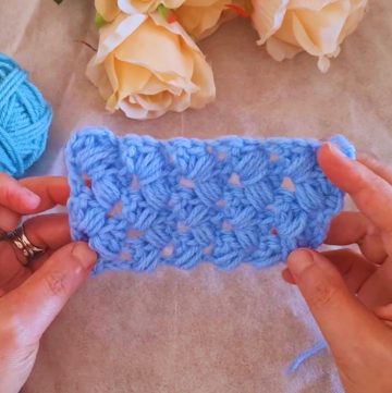 Learn To Crochet The Zigzag Puff Stitch Done