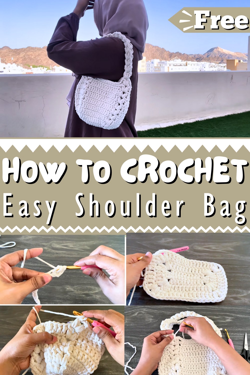 Let’s Crochet A Trending Shoulder Bag 1