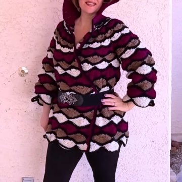 This 1970s Crochet Hoodie Coat Is Everything