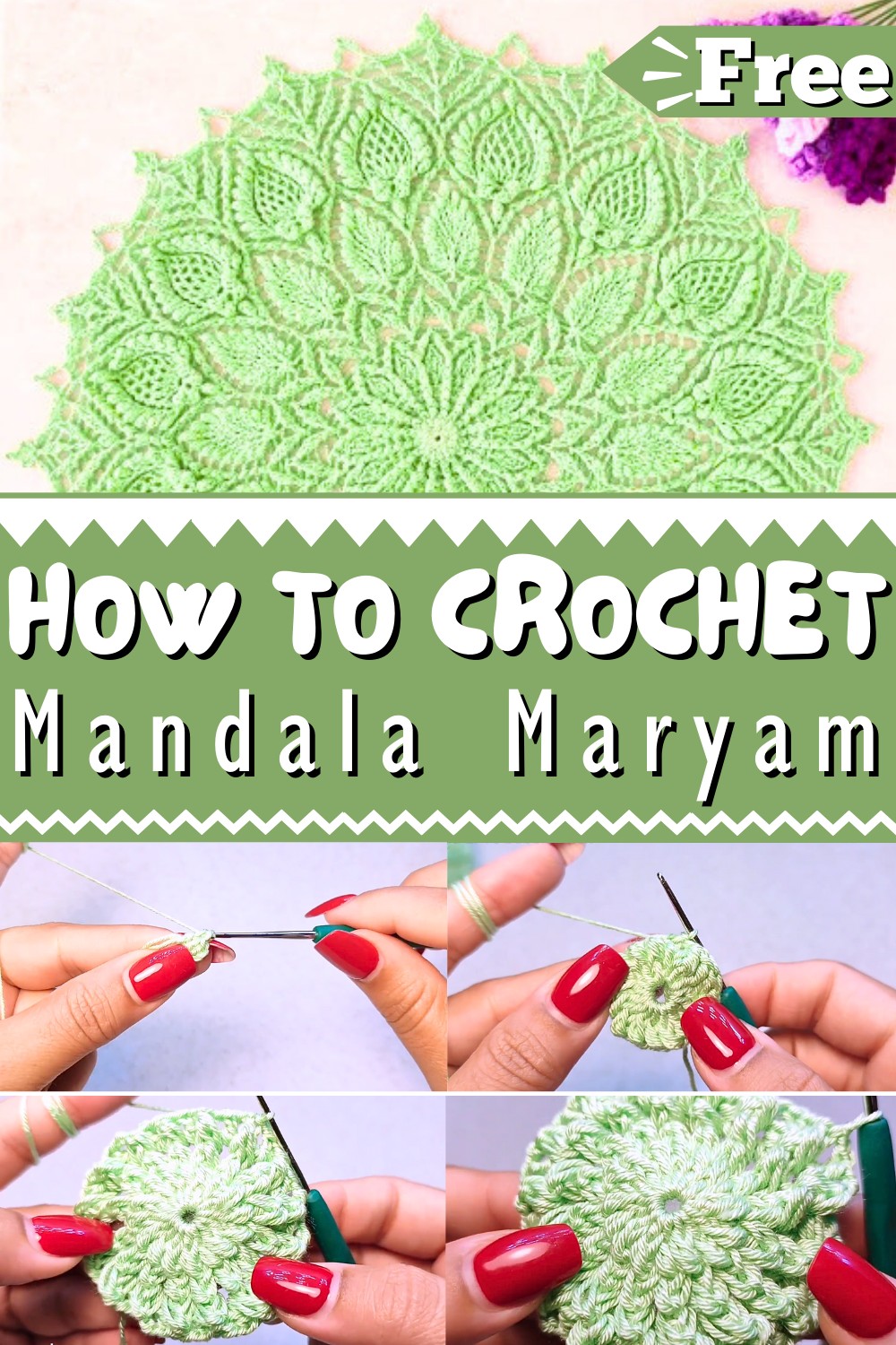 Crochet Mandala Maryam For Beginners R1-5 1